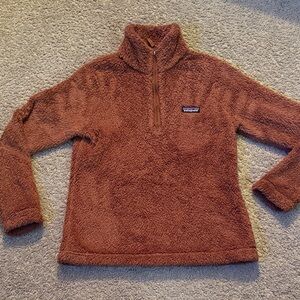 Patagonia Tan Fleece Half-Zip Pullover